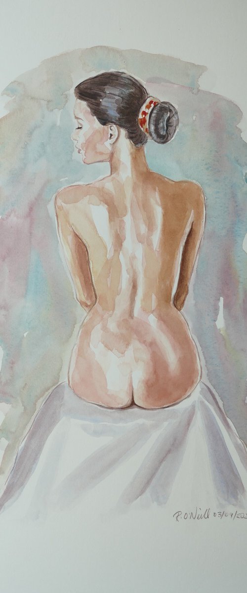 Seated Female Nude by Rory O’Neill