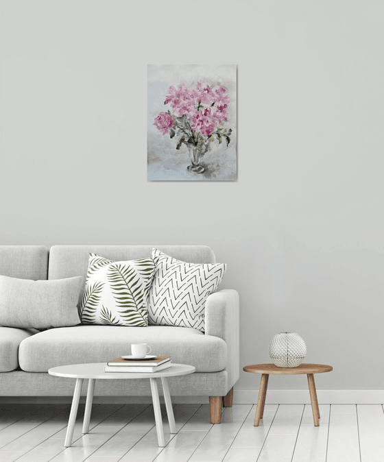 Peonies 50x65 cm 2025