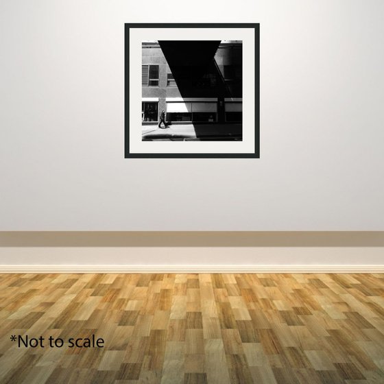 Toe The Line, 24x24 Inches, C-Type, Framed