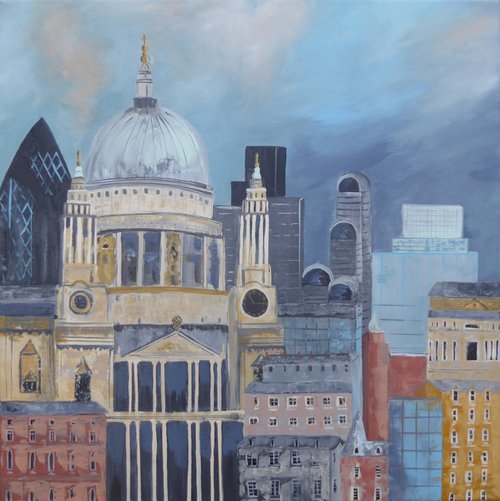 St Paul's, London Skyline by Elaine Allender