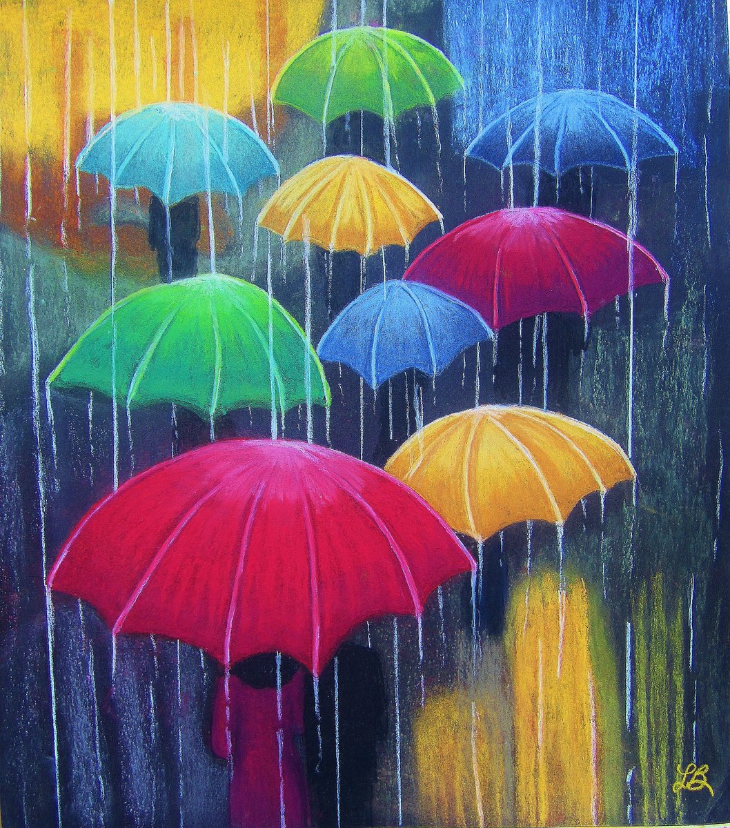 Umbrella Rainbow by Linda Burnett