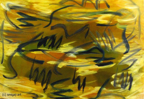 Abstraction in yellow