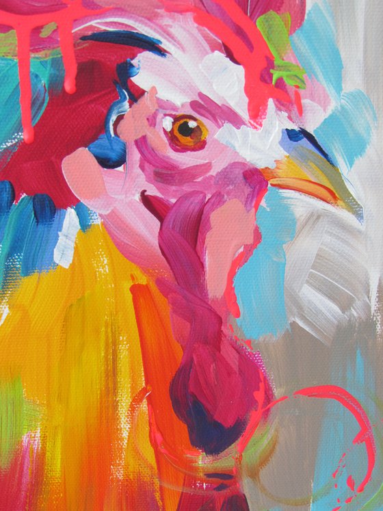 Doodle-Do - A Colorful Rooster