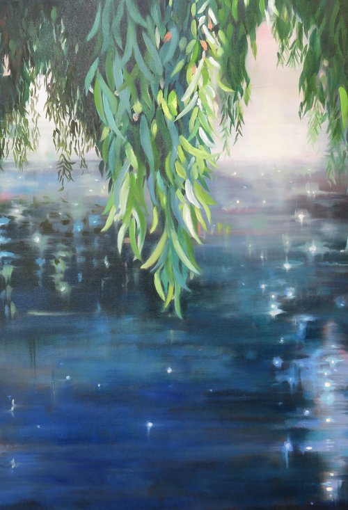 Under the canopy of willow by Kerry Lisa Davies
