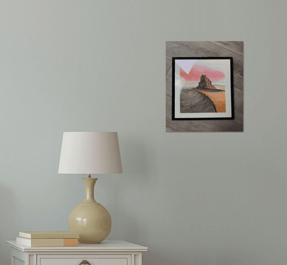 Ship Rock- New Mexico Framed
