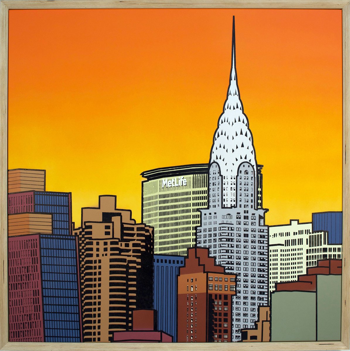Manhattan Sunset #2 by Gerry Buxton