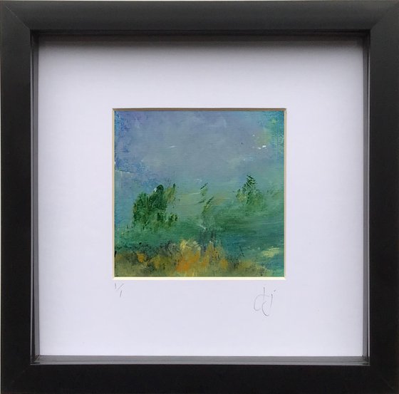Edit 22 - Small, exclusive framed painting