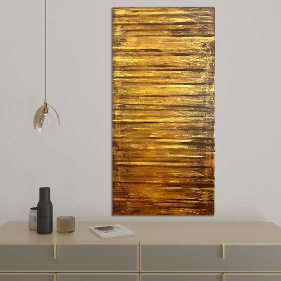 Golden Fire 50x100x2 cm