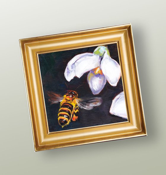 Honey Bee - 15x15 cm