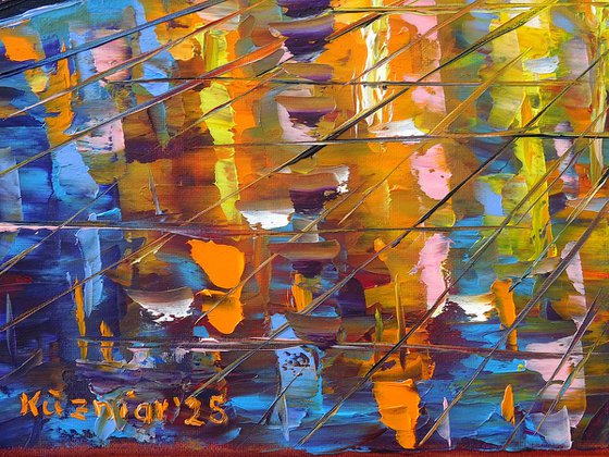 City in the Evening Light