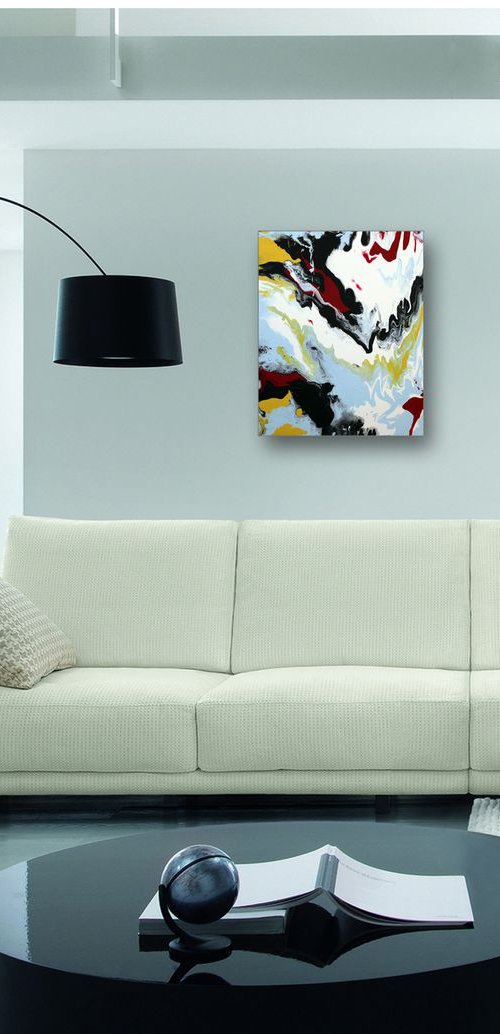 "Extinction Series" - Original Abstract PMS Acrylic Painting Series, Two 20 x 16 inch paintings by Preston M. Smith (PMS)