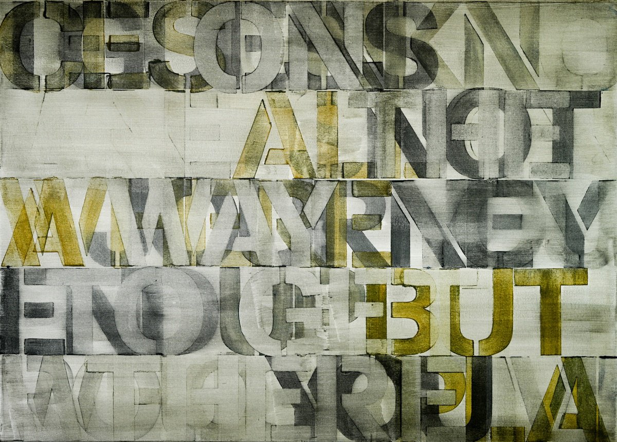 Abstract Painting By Niki Hare, 55 X 39", Fade Away, Original Artwork