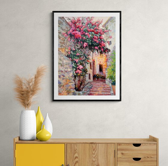 "Evening courtyard "