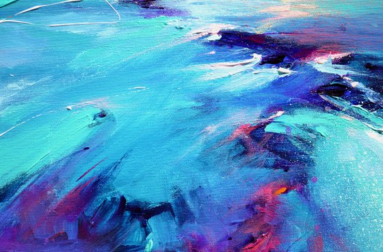 Surreal Lights on the Lake - Sunset Seascape