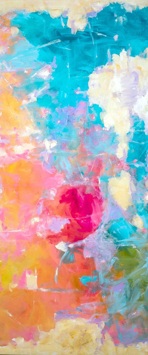 Peach Coloured Garden by Davina Nicholas