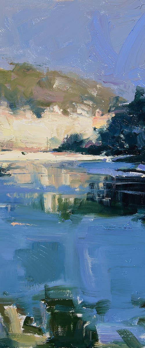 Atmospheric Study No. 24 — Summer River by Daria Zavadenko