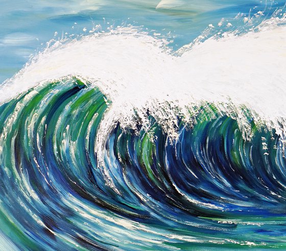 Seascape Breaking Waves D 7