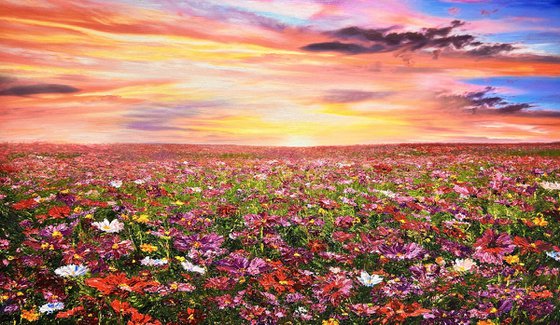 Crocus Fire Beneath A Sky