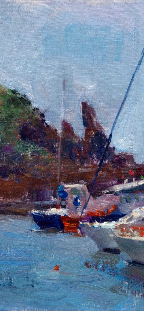 The Cyclops Rocks – Original Oil Painting by Anastasia Borodina