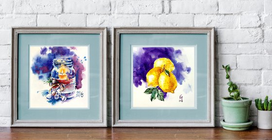 Diptych ‘Winter holidays’