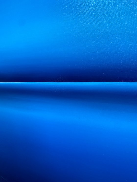 Blue Seascape Serenity - water, ocean