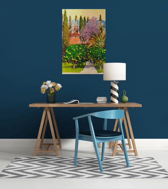 Park with Lemon Trees