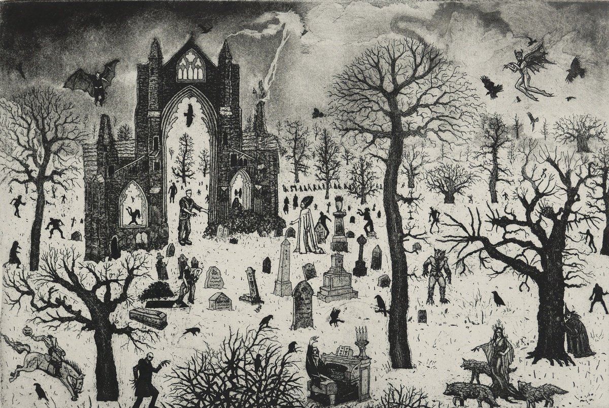 Etchings & Engravings , Coming To Get You By Tim Southall, 18 X 13, Artwork For Sale On Artfinder