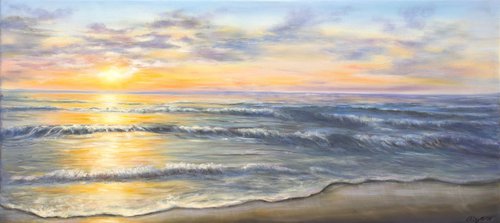 Seascape "Eternal horizon" by Ludmilla Ukrow