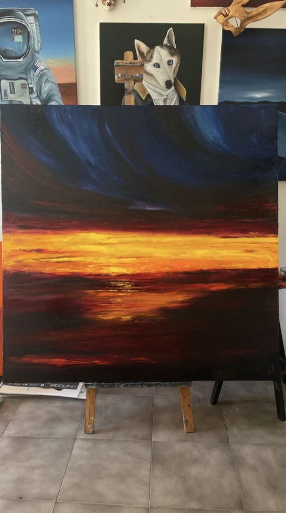 Dramatic sunset