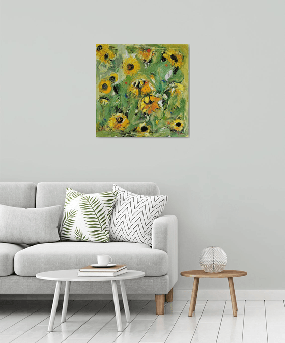 Dancing Sunflowers