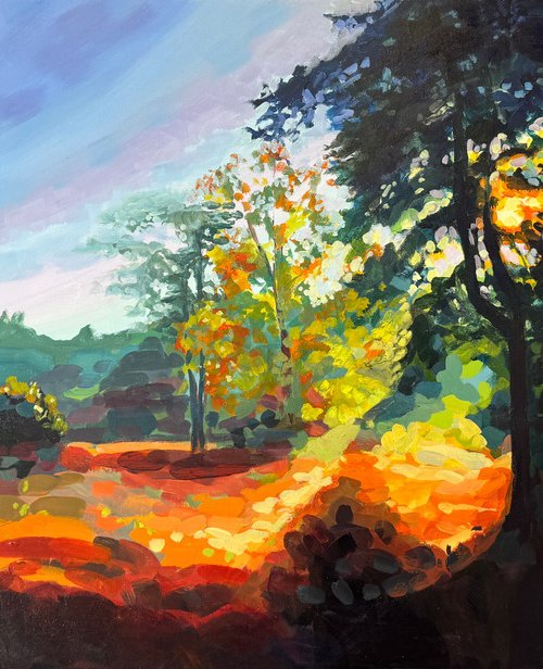 Surrey Heathland Sunflare by Hannah  Bruce