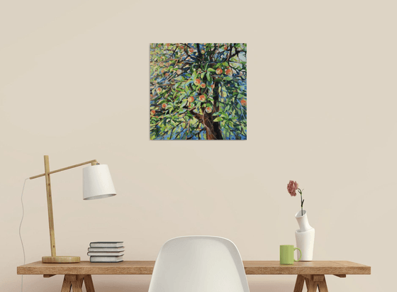 An apple tree (14x14x0.7'')