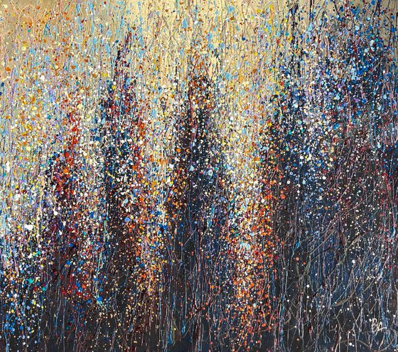 Golden Rain - Blue