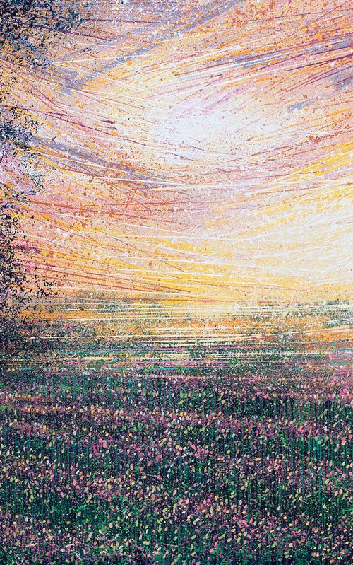 Lavender Field At Sunset by Marc Todd