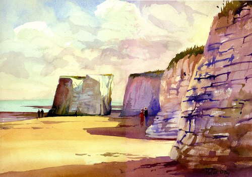 Botany Bay, Broadstairs, Kent. September Sunshine. by Peter Day