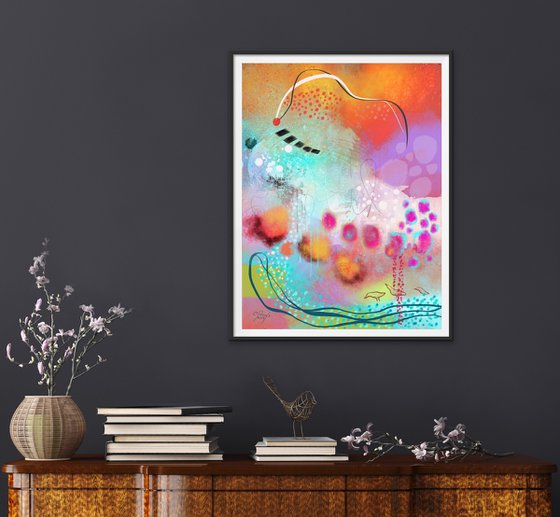 Le voyage - Abstract artwork - Limited edition of 1