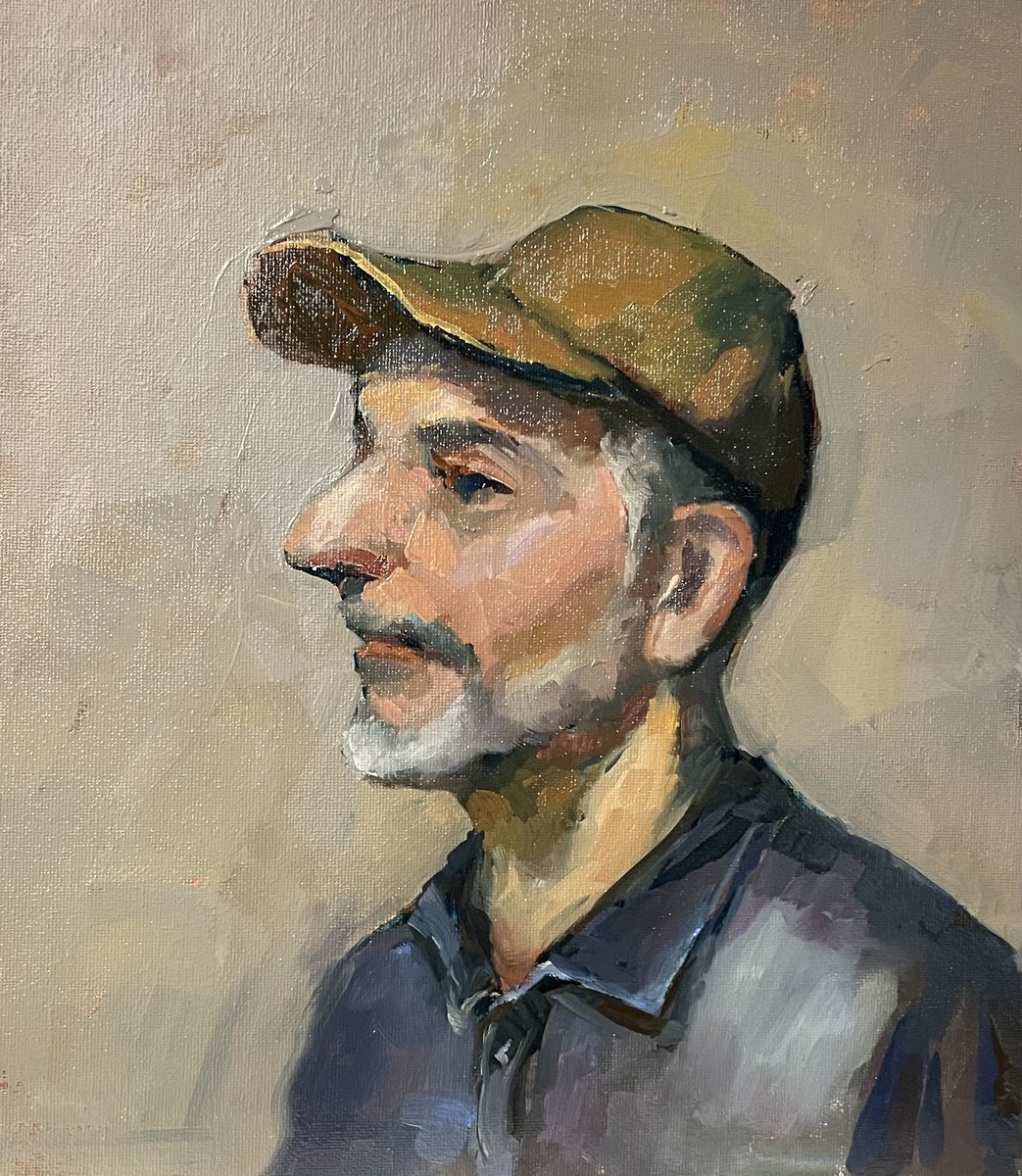 Cap-man in the profile by Tomileka