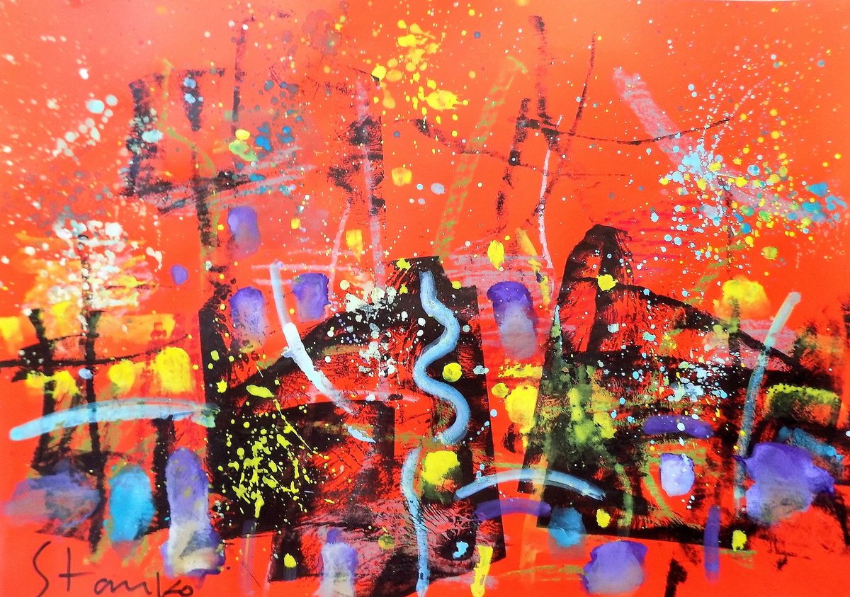  Landscaping On Jazz-Lxv By Stanislav Bojankov, 25 X 18, Artwork For Sale On Artfinder