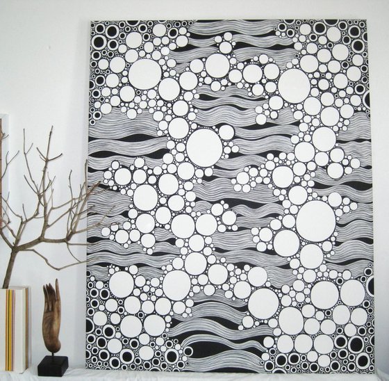 Bubbles II - XL Painting