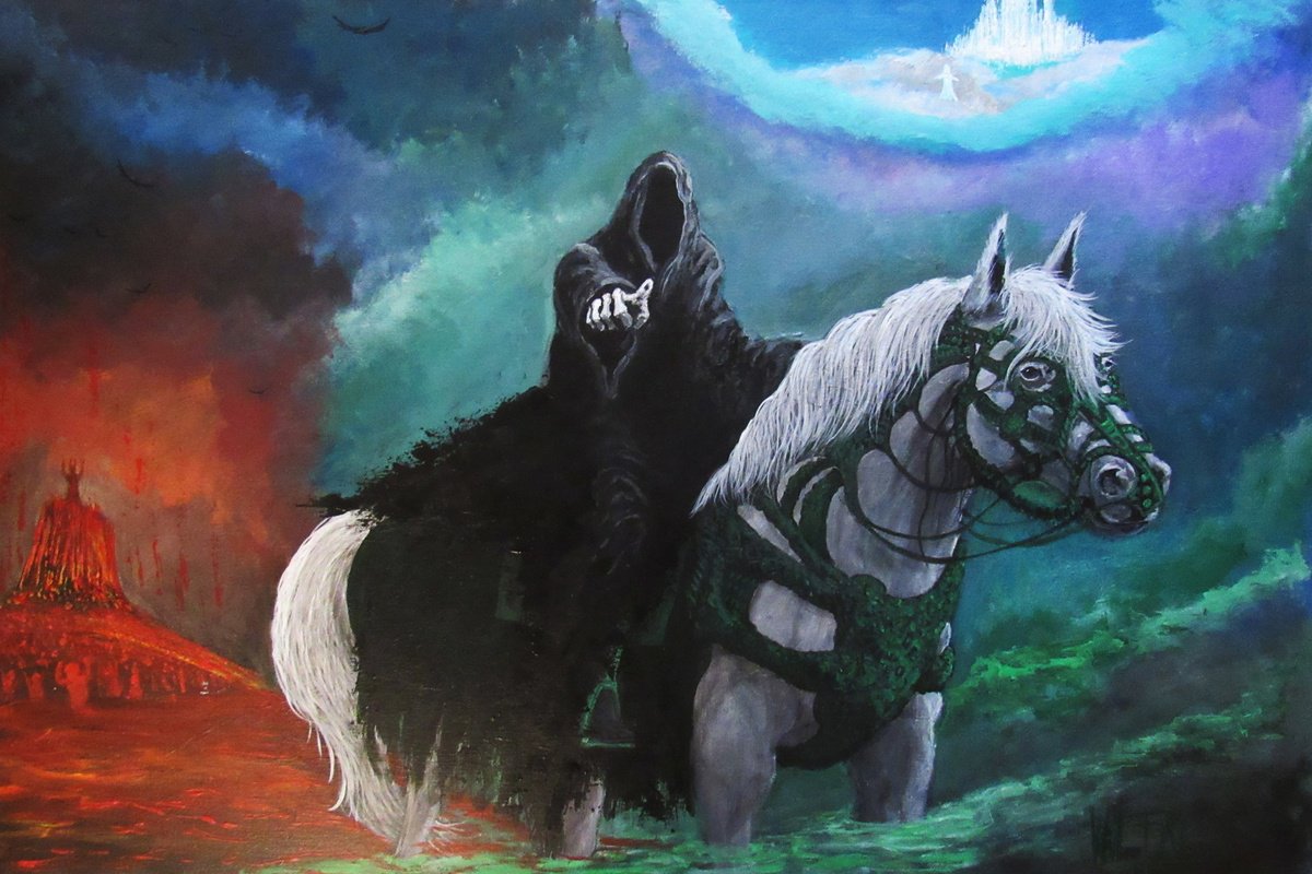 Impressionistic Abstract Acrylic Painting By William F. Adams, 36 X 24", "Rise... It Is Your Time!", Original Artwork