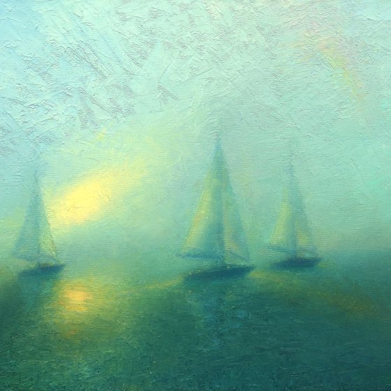 Foggy regatta