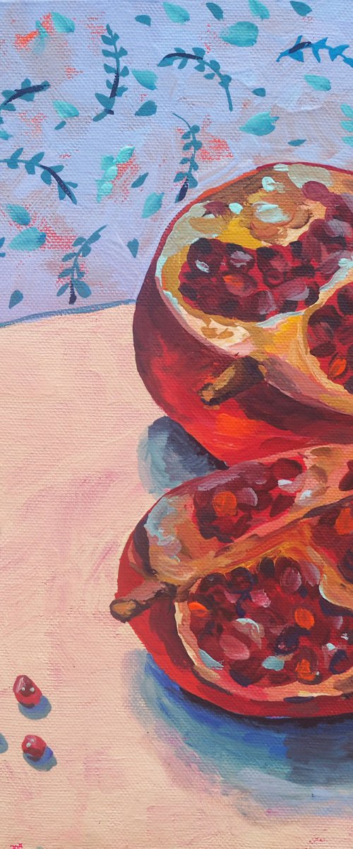 Pomegranates by Delnara El