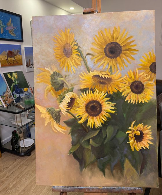 Sunflowers in Bloom