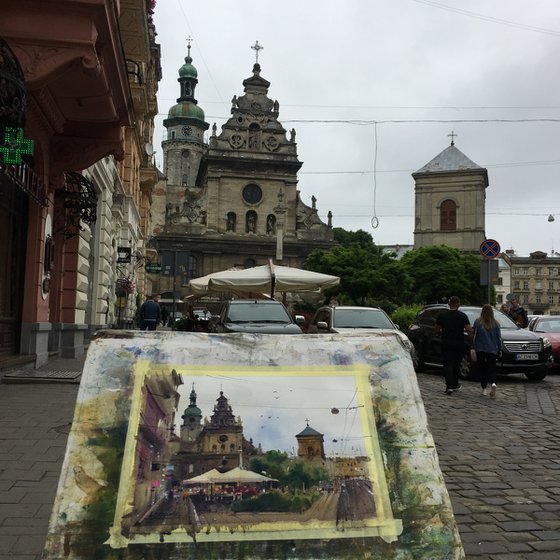 City landscape.  Lviv