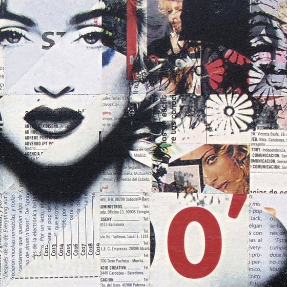 Collage_11x40x40 cm_Madonna