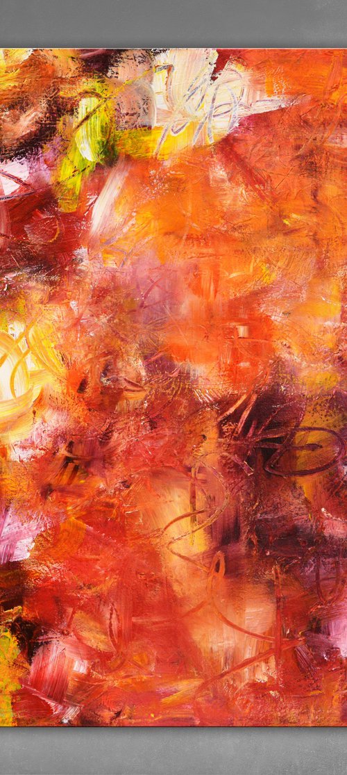 Orange abstraction by Andrada Anghel