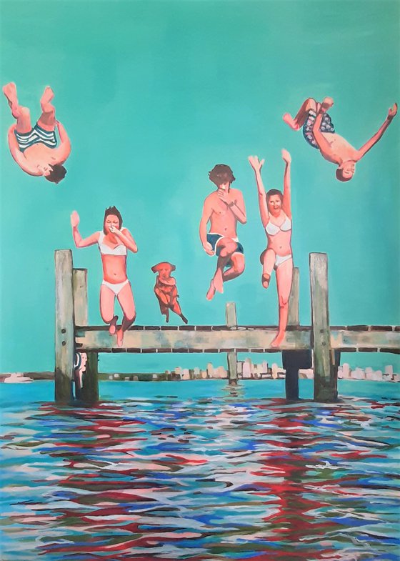 Jump / 100 x 70 cm