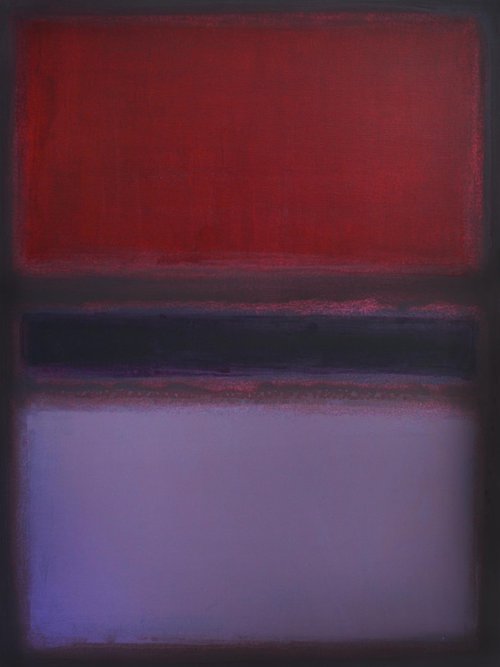Purple and Red Rothko by Paresh Nrshinga
