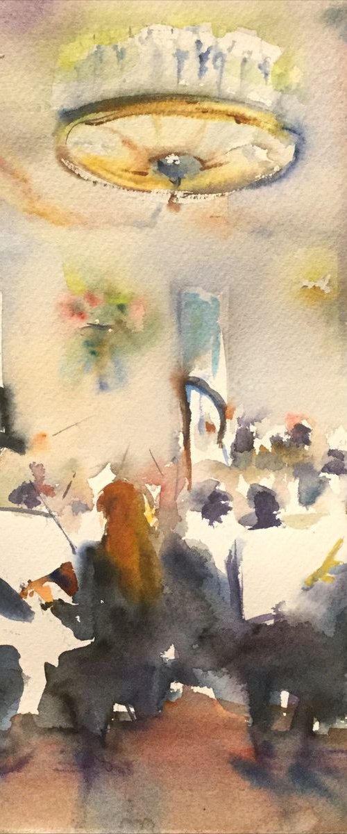 Strauss music in the Pavilion of roses in Pavlovsk by Irina Bibik-Chkolian