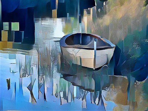 La barque de l'ile verte by Danielle ARNAL